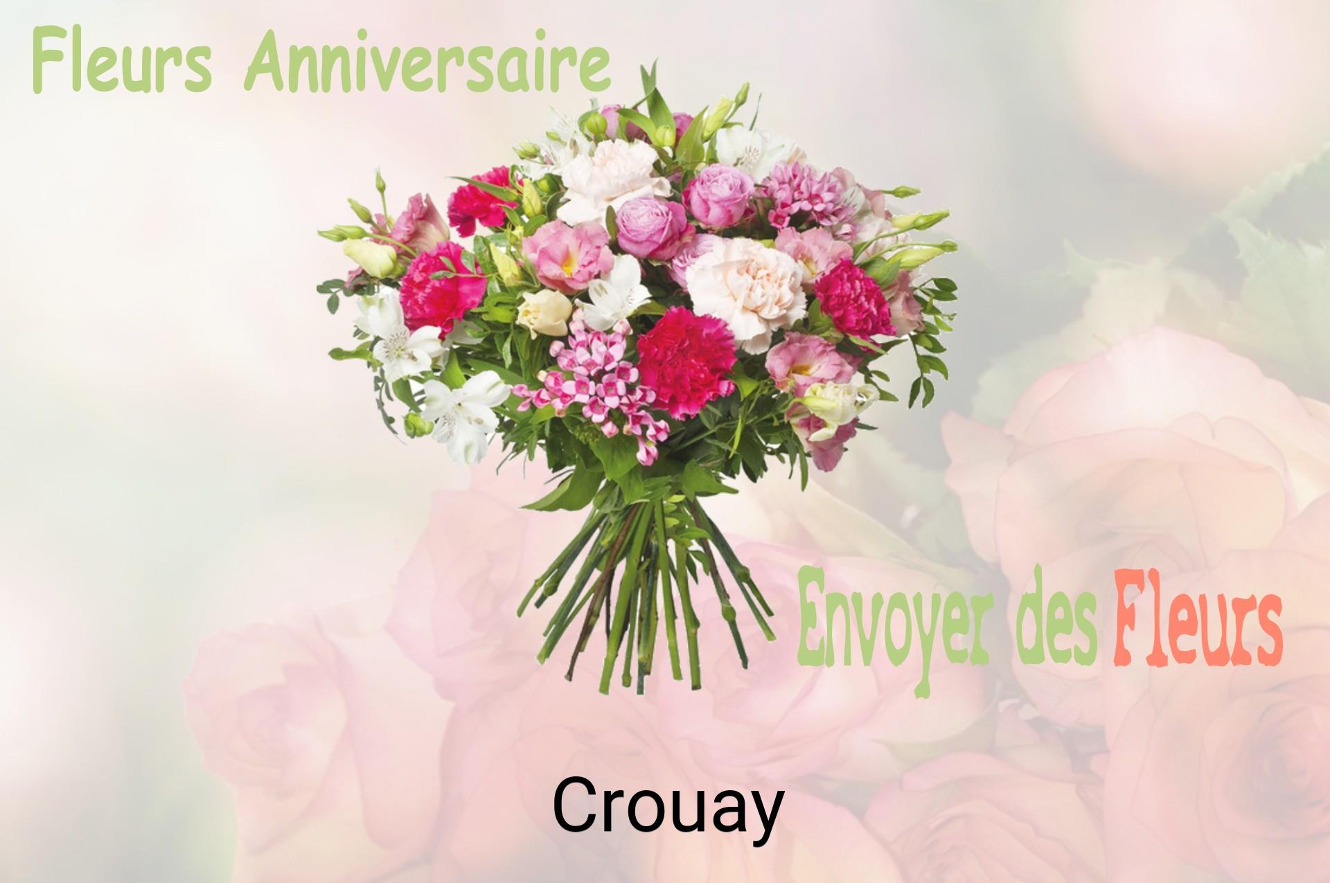 Bouquet de fleurs d’anniversaire livré à Crouay
